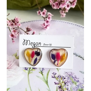 Meganflo Обеци сърца за настроение