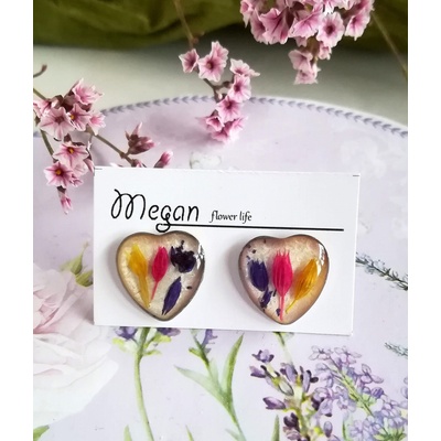 Meganflo Обеци сърца за настроение