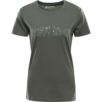 ALPINE PRO Дамска тениска от органичен памук ALPINE PRO TERMESA 3 petrol вариант pa ALPINE PRO | Zelen | ЖЕНИ | XS