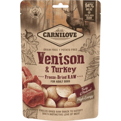 Carnilove Dog Freeze Dried Raw Venison and Turkey 60 g