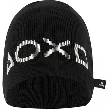 detská zimná úpletová čiapka PlayStation čierna