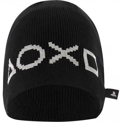 detská zimná úpletová čiapka PlayStation čierna