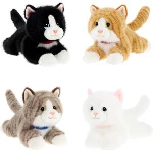 Keel Toys Плюшена играчка Keel Toys Keeleco - Коте Kitty Love, легнало, 28 cm, асортимент (SE4250) - ozone