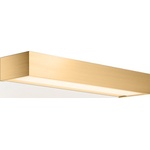 DECOR WALTHER Стенна лампа Box LED 40 см златна мат (0330782)