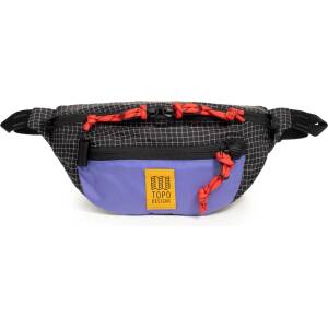 Topo Designs Чанта за кръст Topo designs Mountain Waist Pack Hip bag - Grid / Very Peri - размер One Size (510-5456-0311)
