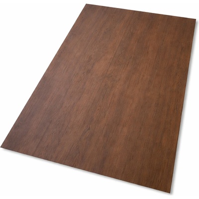 Hornval Rovinný tabulový plech jednostranný 0,45 - 125 x 200 cm tmavý dub