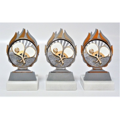 VIZINGR Squash plakety Q120-802-FG098 stříbro