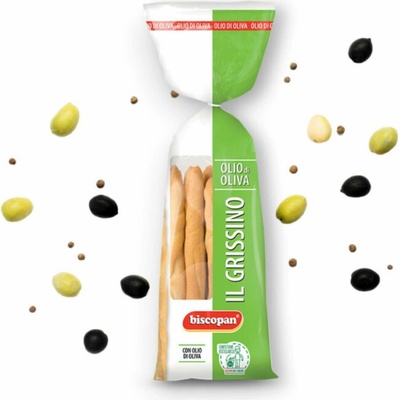 BISCOPAN Talianske grissini olivové 200 g