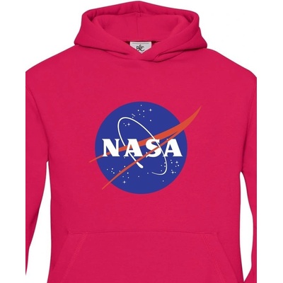 Mikina s potiskem Nasa Purpurová