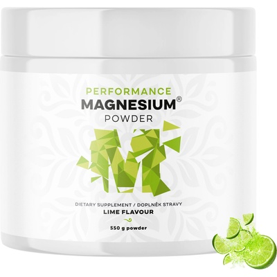 BrainMax Performance Magnesium® Powder, магнезий бисглицинат на прах, 90 дози, 550 g Аромат: Лайм