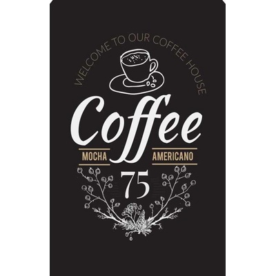 Ceduľa Coffe Mocha Americano