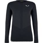 Salewa Дамско мериносово термобельо Salewa Women's Zebru Responsive L/S Tee Merino base layer - Onyx - размер 36 (EU) (115-1305-0512)