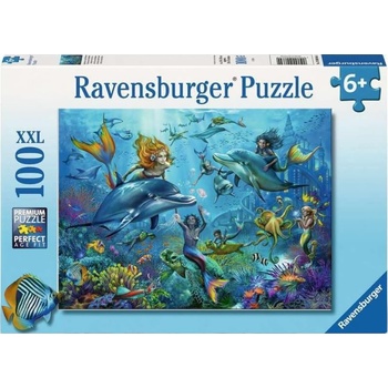 Ravensburger Детски пъзел Ravensburger от 100 XXL части - Подводно приключение (12000864)