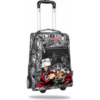 COOLPACK Ученическа раница на колела Coolpack - Compact - Avengers, едно основно голямо отделение, подсилено дъно, телескопична дръжка, разноцветна (F086778)