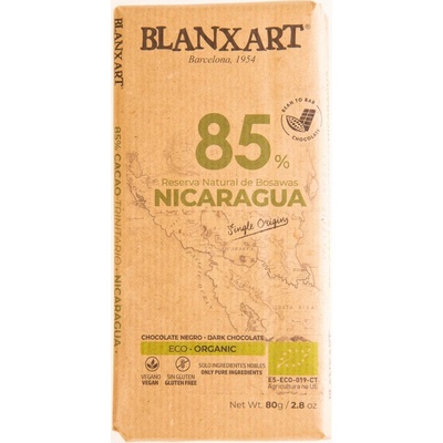 Blanxart Premium Organic Nicaragua BIO 85% 80 g