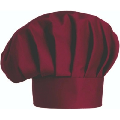 EGOchef Vysoká kuchařská čepice vysoká bordó E-7000003C – Zboží Dáma
