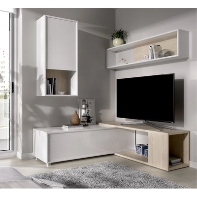 Obývacia stena Dekit Obi glossy white