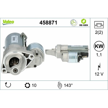 Štartér VALEO 458871