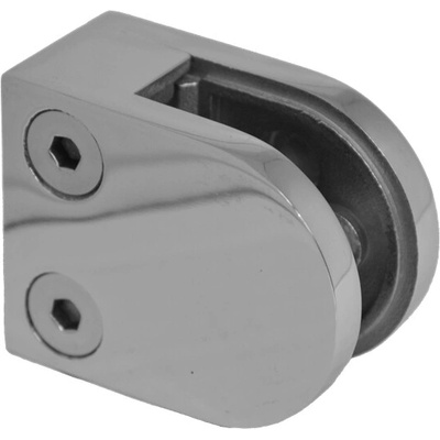 Svorka plochá, sklo 6–10,76 mm, leštěná nerez AISI 304