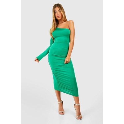 Boohoo koktejlové šaty glamour midi