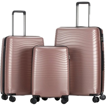 UYAR Куфар uyar ground, 102л, телескопична дръжка, със заключване, розов (it12391)