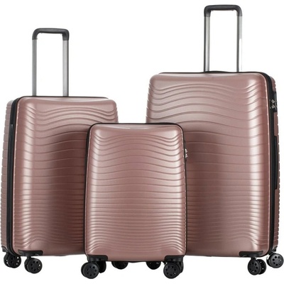 UYAR Куфар uyar ground, 102л, телескопична дръжка, със заключване, розов (it12391)