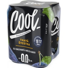 Staropramen Cool Pivo nealkoholické černá švestka 4 x 0,5 l (plech)