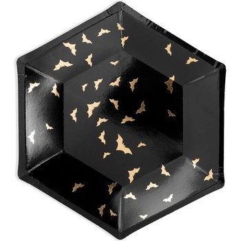 Party Deco Черни Чинии за Хелоуин