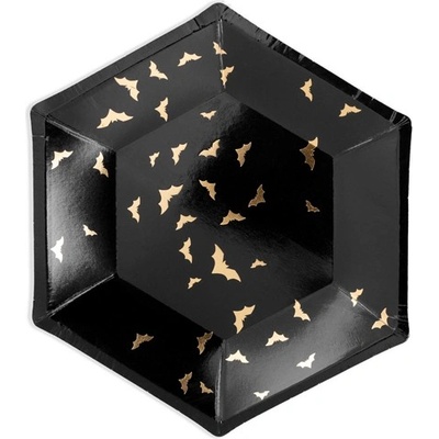 Party Deco Черни Чинии за Хелоуин