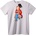 NOONEBRAND Тениска Татуирана руса коса в градски стил - 2XL, White