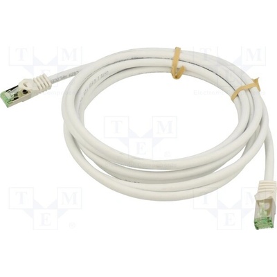 Goobay 61110 Patch, S/FTP, Cat 8.1, lanko, Cu, LSZH, 15m, bílý