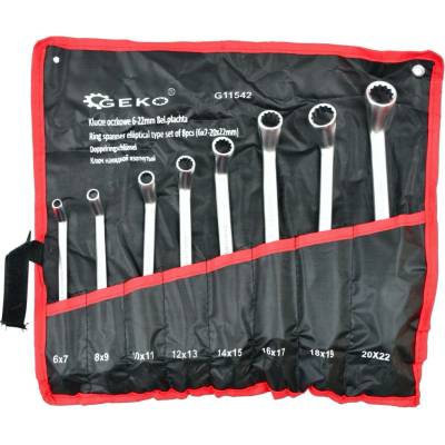 Geko Očkové klíče 6-22mm sada 8 ks plachta G11542