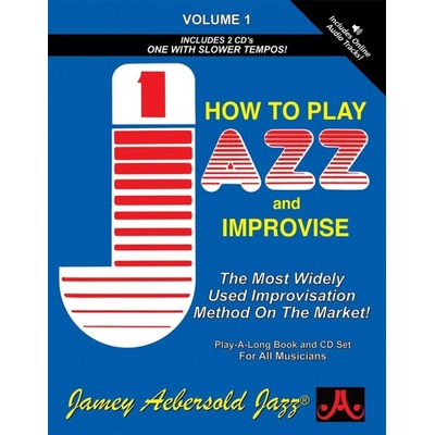 AEBERSOLD PLAY ALONG 1 HOW TO PLAY JAZZ & IMPROVISE + CD 6th edition