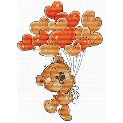 Luca-S Плюшено мече - гоблен със схема b1176