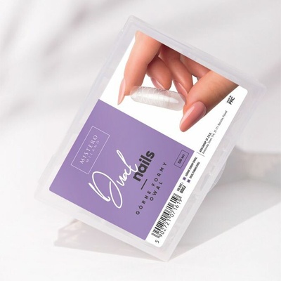 Mistero Milano dualní formy dual Nail s forms Oval 120ks – Zbozi.Blesk.cz