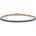 SAVICKI Златна тенис гривна 585, сини сапфири 2.640К. 3.0mm. 19cm