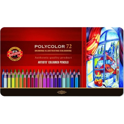 KOH-I-NOOR Polycolor Artist's Coloured Pencils Комплект цветни моливи Цветен 72 бр (3827072001PL)