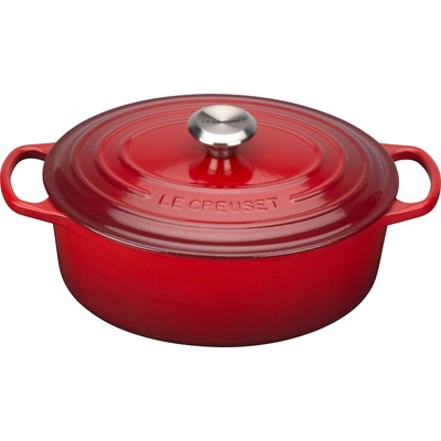 Le Creuset Тава за печене Signature овална 29 см черешова (21178290602430)