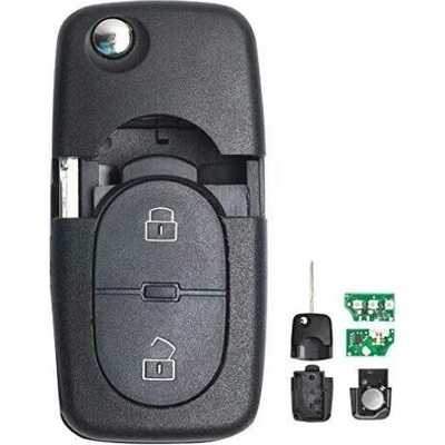 Náhradní klíč pro Škoda, VW, Audi, Seat, 2tl., 433MHz, 1J0 959 753 A, 48VW079