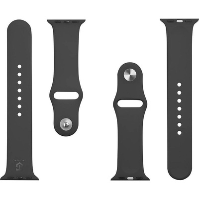 Tactical Силиконова каишка Tactical Apple Watch 1/2/3/4/5/6/7/8/SE 38/40/41mm, Черна (8596311095504)