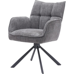 Unique Furniture Сиви та ицирани тра езни столове в ком лект 2 бр. Marilla - Unique Furniture (51080003)