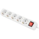 Lanberg 5 Plug 3 m Switch (PS1-05F-0300-W)