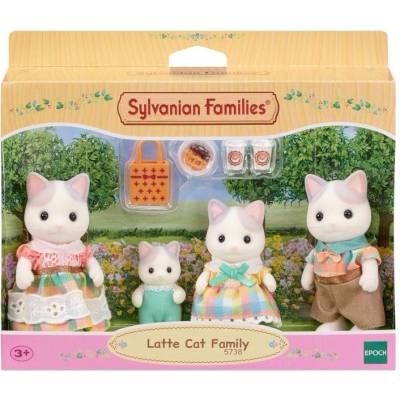 Epoch Toys Sylvanian Families Latte Cat Family 5738