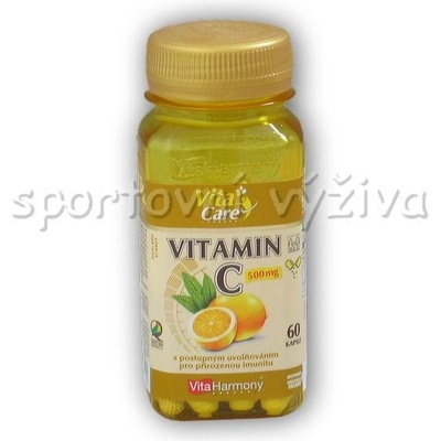 VitaHarmony Vitamin C 500 mg s postupným uvolňováním 60 kapsúl