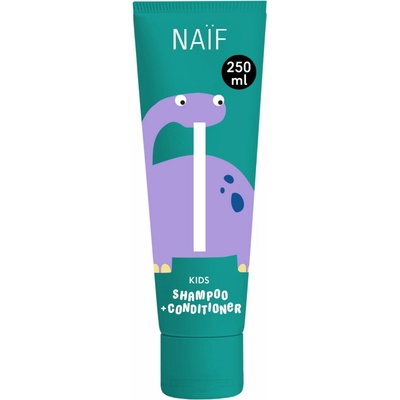 NAÏF Dětský šampon a kondicionér s vůní limetky a černého rybízu 250 ml