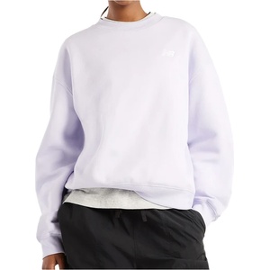 New Balance Дамски пуловер New Balance Women's Sport Essentials Fleece Crew Jumper - Smoked Violet - размер XXL (117-3713-0416)