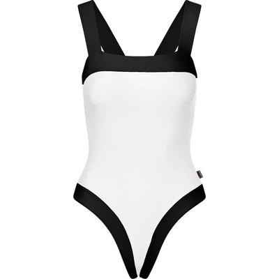 Goldbergh Дамски бански костюм Goldbergh Women's Hemera Bathing Suit Swimsuit - White / Black (150-5889-0212)
