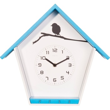 NeXtime Стенен часовник Cuckey син (3109bl)