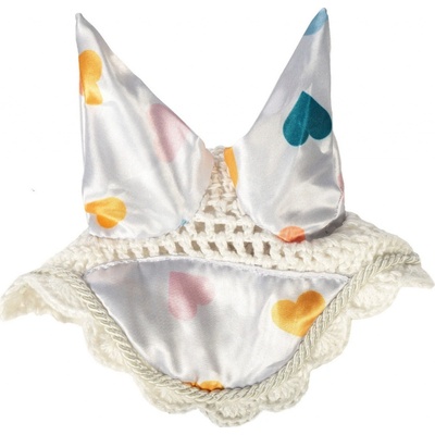 Čabraka Print Hobby Horsing HKM white with hearts