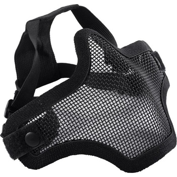 ! Wosport Airsoft maska so sieťkou čierna